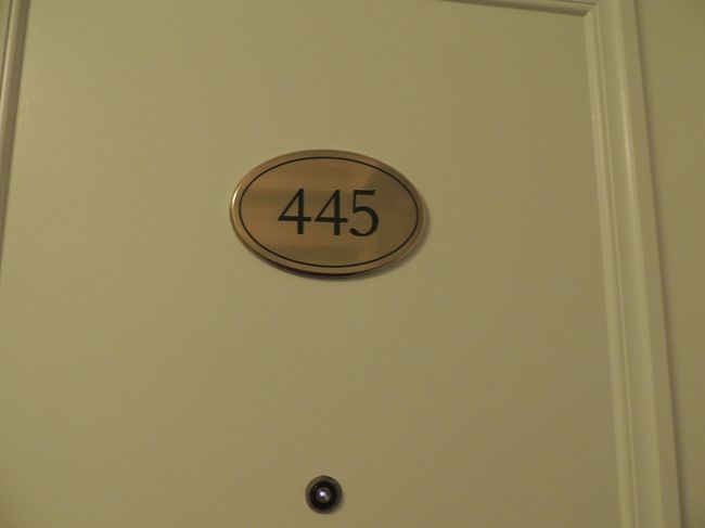 本日宿泊したのはコンラッドホテル445号室