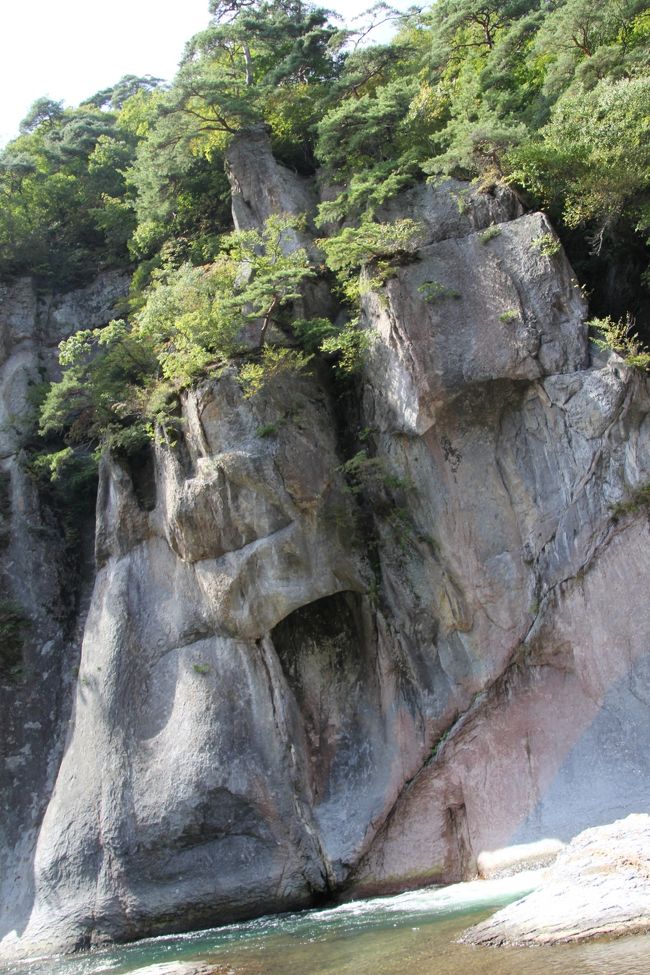 般若の岩ってこれかな？怖い顔に見える？