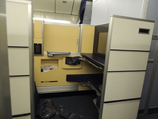 お隣は空席です<br /><br />外から見たシートの感じはこんな感じ<br />なんだか印象としてはネットカフェのスペースみたいな感じ？？