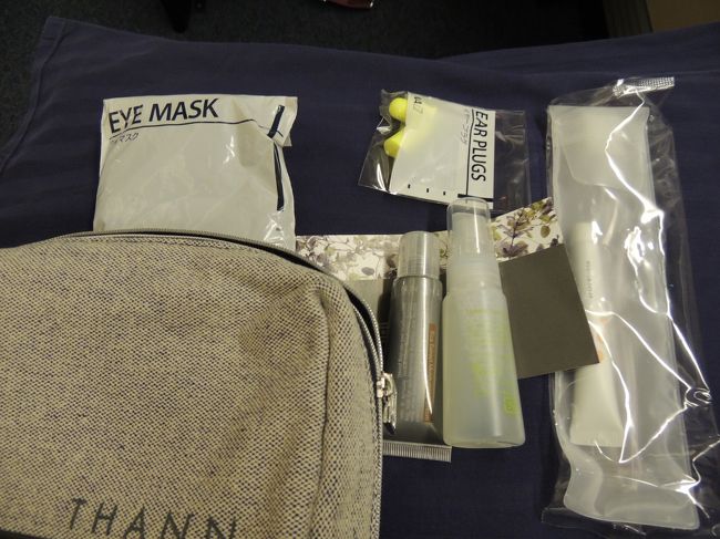 いただいたアメニティ