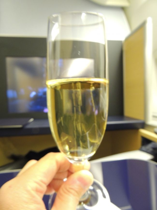 食前酒には、ひとまずKRUGを！<br /><br />かんぱーい！！！<br /><br />ん、やはり胃が疲れていてなんだかアルコールを受け付けない（笑）<br /><br />私としたことが、このあと、ペリエやグレープフルーツジュースで過ごすことに。。。あ〜、残念