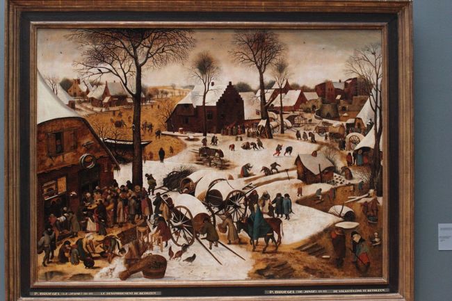 ほとんど同じ構図で何枚も書いています。<br />見比べてみるのも面白いです。