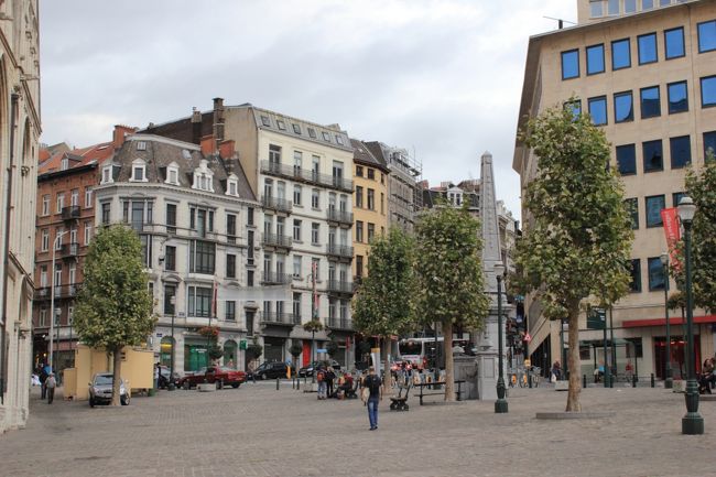 教会前の広場です。