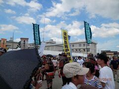 １１１１．岡崎からの武将隊が来ています。東浦、犬山などからも武将隊の応援が参加しています。