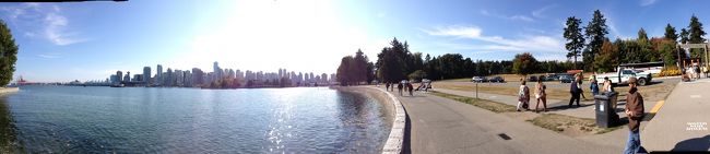 まずは、バンクーバーの市内観光です