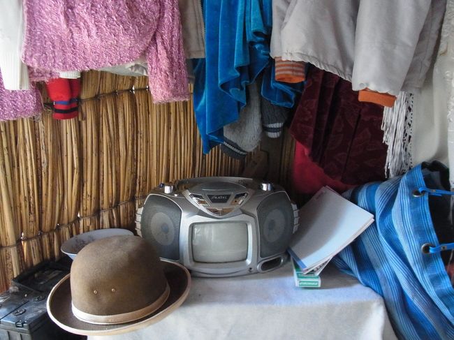 家の中にはかな〜り小さいですがテレビがありました！<br />※ラジカセじゃなくって、ほんとにテレビらしいです！<br /><br />太陽光発電をしているので電気には不自由していないようです☆<br /><br />これもフジモリ大統領の政策です！<br />