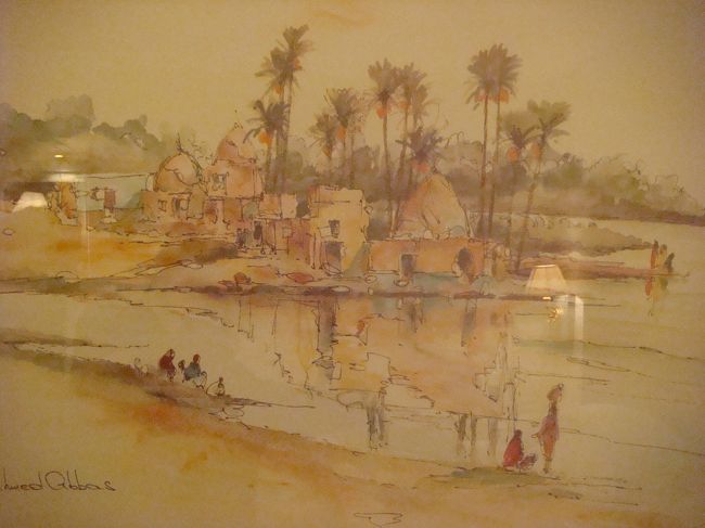 前回泊まったホテルと同じホテルでしたが、部屋は違っていました。<br />部屋には、エジプトらしい絵が飾られていました。