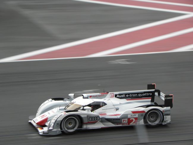 王者アウディの２号車（ＬＭＰ１クラス）。<br />ルマン２４時間マイスター（８度優勝）のクリステンセンとトヨタＦ１にいたこともあるマクニッシュがドライブします。<br />１号車を抑えて、ここまでのポイントリーダーです。