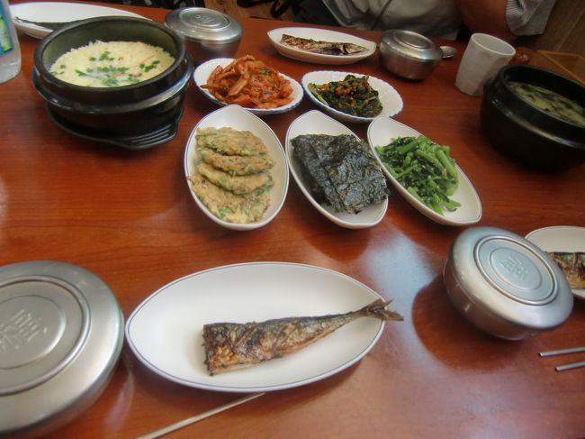 韓国式朝定食、焼き魚定食のようなものかな