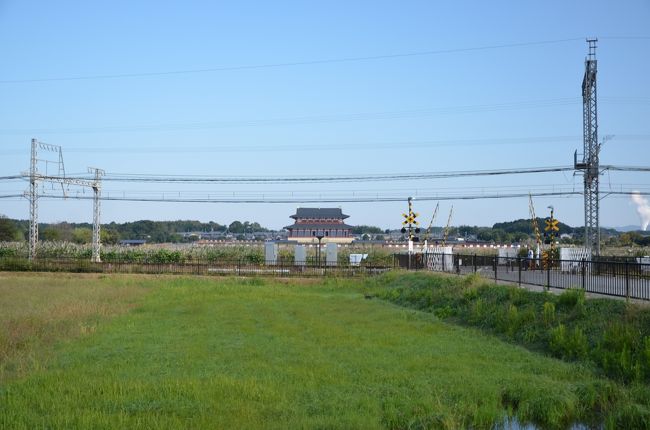 踏切を渡って北を見た所。