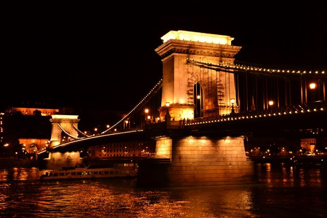 澄んだ空気が、くさり橋の夜景をいっそうきれいに見せて。<br /><br />最高の夜景をたのしんだ夜。