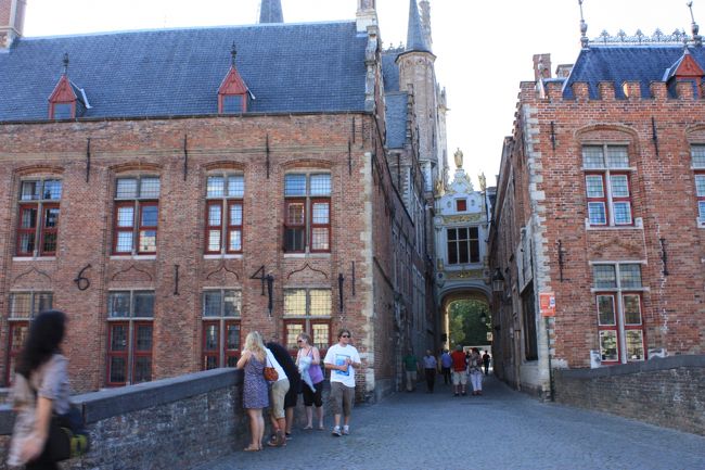 市庁舎へ向かう道。