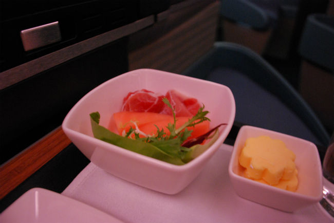 生ハムメロンのこのメロン。<br />すご〜〜く美味しかった*^^*<br /><br />メニューをみると、<br />「カンタロープメロン」というものらしい。