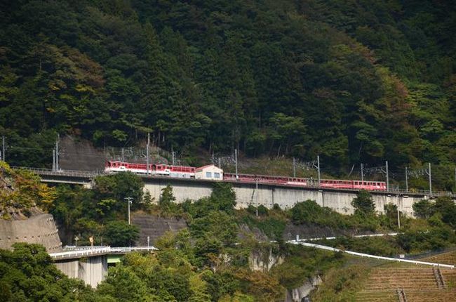 紅葉を求めて奥大井へ ~③大井川鐵道南アルプスあぷとライン(長島ダム-アプトいちしろ)~