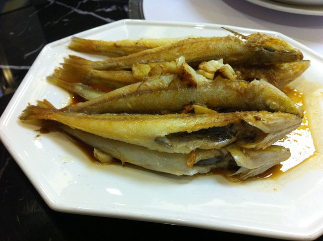 10/23　夕食<br /><br />魚。なんだかよくわからないけど美味。