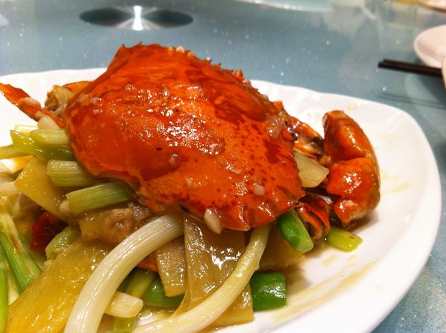 10/25　夕食<br /><br />daily dish みたいな名前のレストランでしたが、高級。<br />KKモールの中のレストラン。<br />