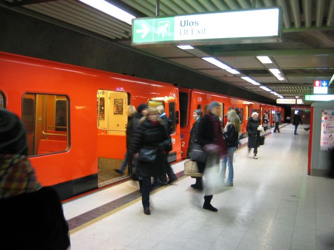 約１０分くらいの乗車時間で、目的の駅”Herttoniemi”に着きます