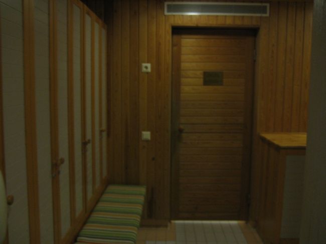 ホテルに戻り、サウナへ行きました