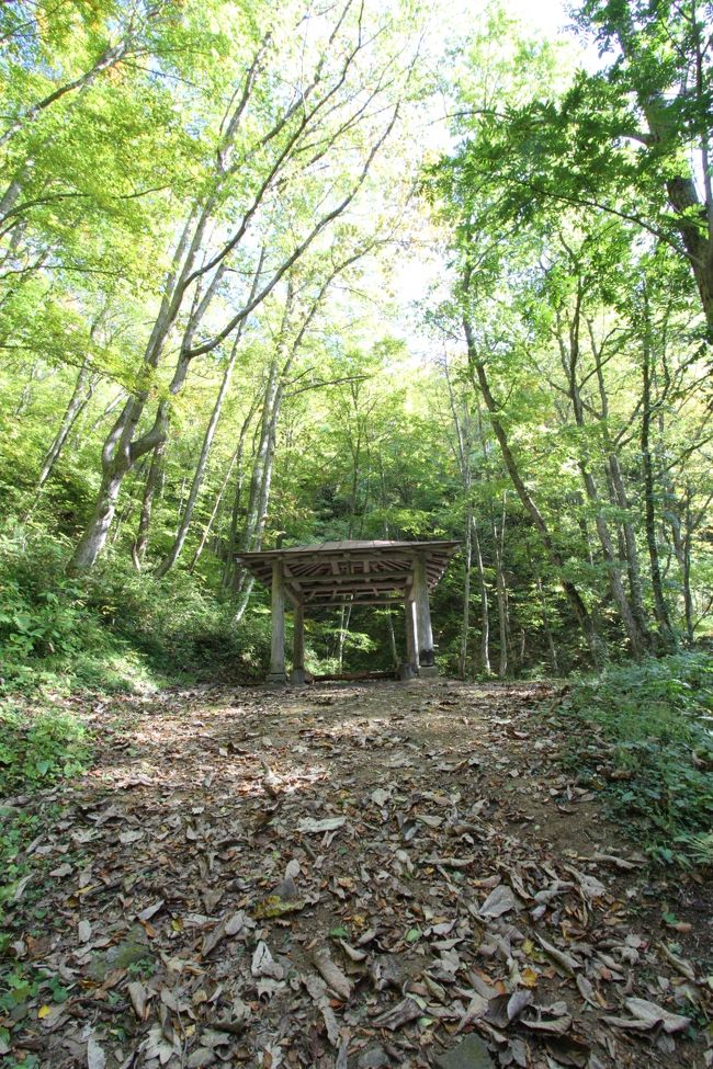 滝の正面には、ベンチもあり、のんびり滝見ができます。ちなみに、駐車場のそばには、親水広場があり、トイレもありました。