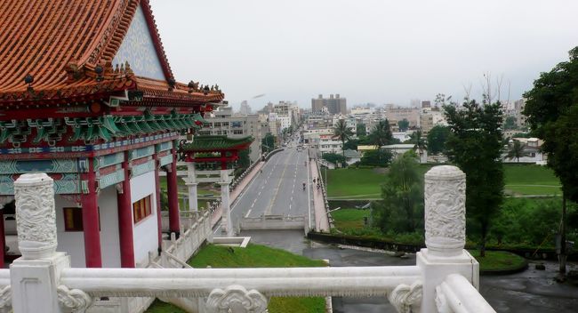 忠烈祠から眺めた街の遠望。