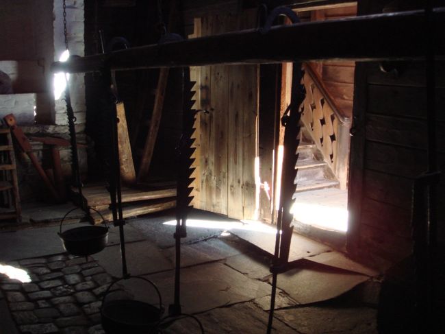 ハンザ同盟の商館<br /><br />魚の干物なんかが干してある