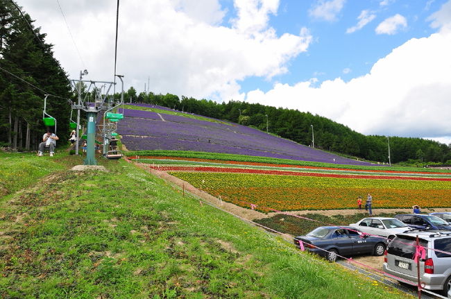 <br />②「なかふらのラベンダー園」<br /><br />　トイレを探してひたすら歩いてると<br /><br />　遠くにリフトが見えてきた。「ココならトイレが有る<br /><br />　な」即引き返して急いで奥様運転のクルマへ