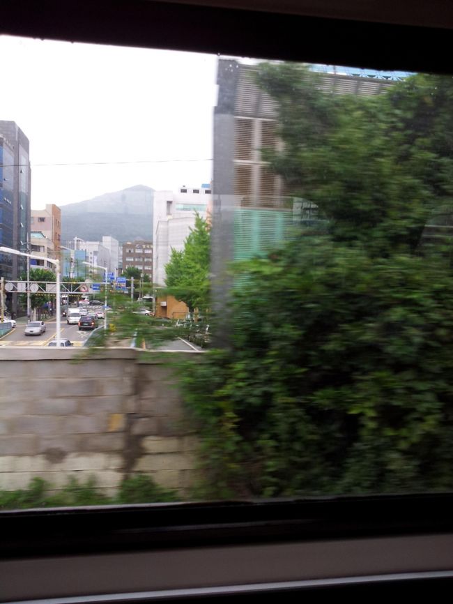 初めてのセマウル号に興奮しているうちに、列車は釜山駅を発車しておりました。