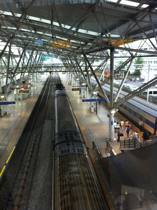 ソウル駅は都会です。