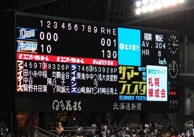 <br />③１４：００　プレーボール！！<br /><br />　西武×日本ハム<br /><br />　