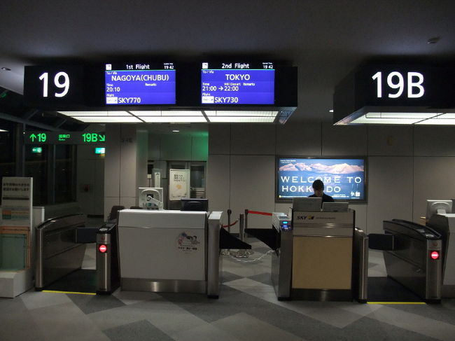 <br />③２０：１０発の名古屋行き<br /><br />　往路ＡＮＡ　復路スカイマーク<br /><br />　自宅に着いたら夜中でした