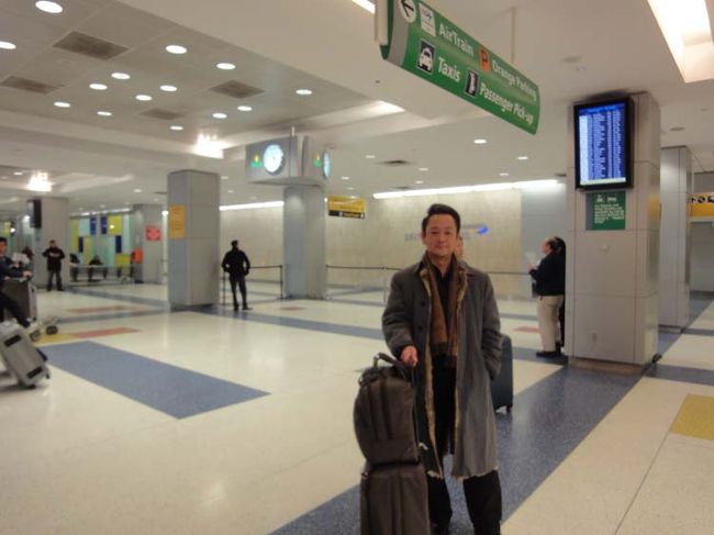 ジョン・F・ケネディ国際空港。現地時間2月16日（木）9：56撮影。