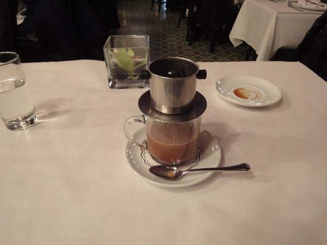 ヴェトナム式コーヒー。