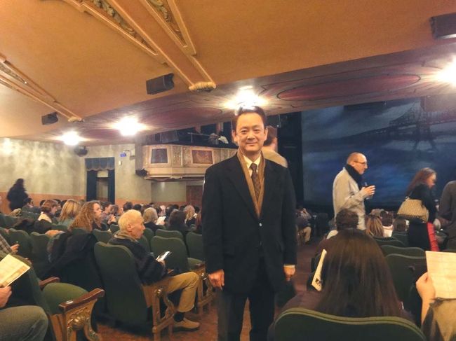 シュバート劇場内。開演前。19:48撮影。