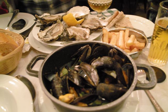 ムール貝。季節じゃないとは言え美味しかったです。