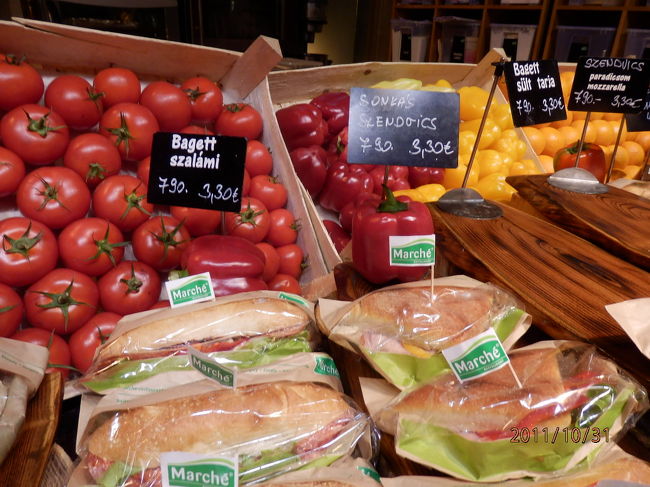 新鮮なパプリカが。