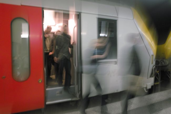 日本の電車よりずっと大きいです。<br />