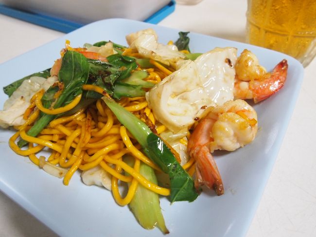 焼きそば。<br />上品な盛りになった・・・・