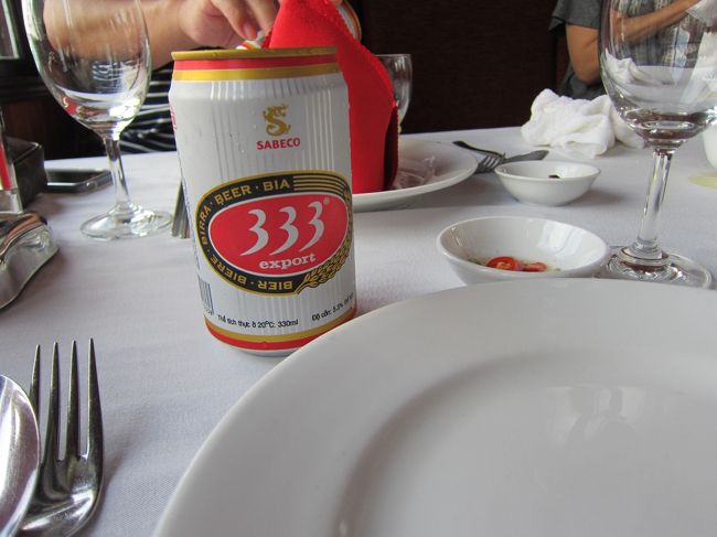 ハノイビールは口に合わなかったけど、このビールは美味しかった！