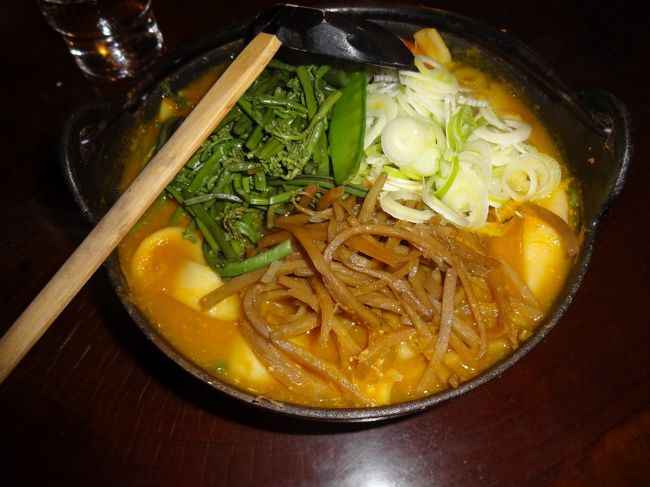 途中、清里でほうとうランチ