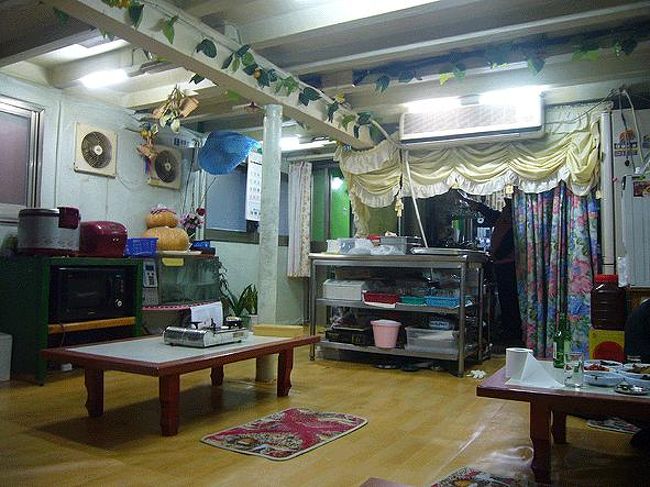 商店街の食堂は家庭的雰囲気