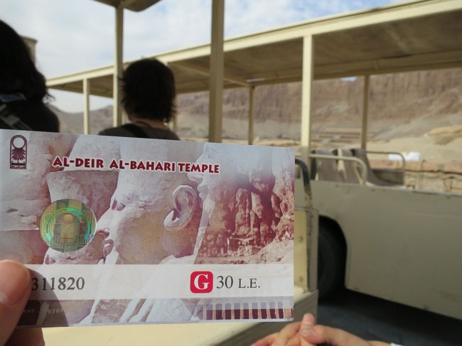 チケット：ハトシェプスト女王葬祭殿