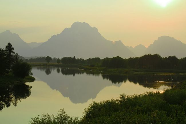途中夕焼けが綺麗だったので