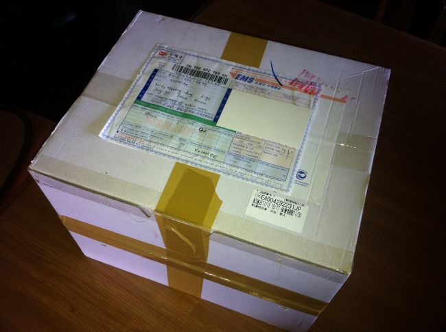 セミオーダーしたブーツが１１月１５日にＥＭＳで届きましたwwww！<br />