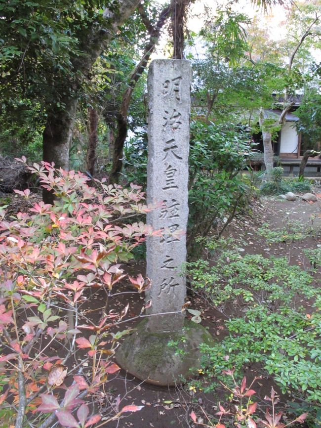 明治１５年、八街丹尾台で行われた大演習に向かわれる途中、明治天皇が立ち寄られたという由緒ある民家です。