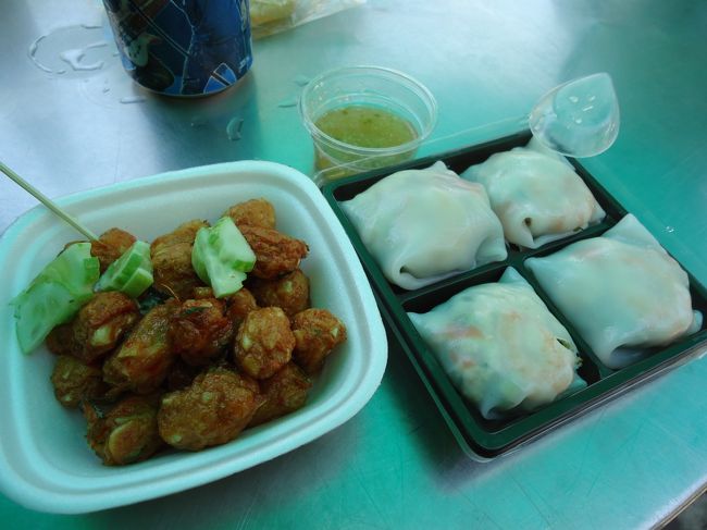 <br />生春巻きとさつま揚げ