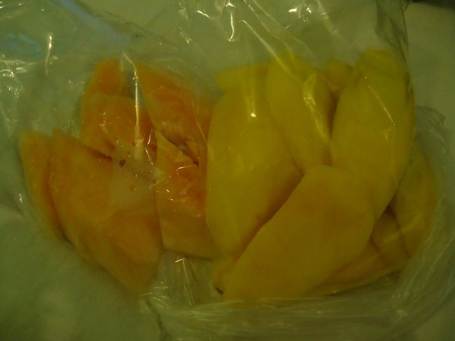 <br />マンゴーとパパイヤ買ったのに〜<br /><br />あれ(￣▽￣;)<br /><br />１７日の１：５５分ってもう今日？<br /><br />時計をみれば２４時１５分前です・・・(°д°)<br /><br />