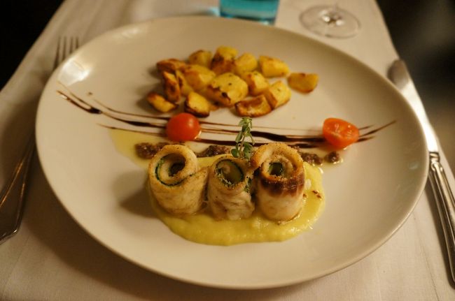 お友達のメインは白身のお魚。<br />こちらも新鮮で美味しかったー！