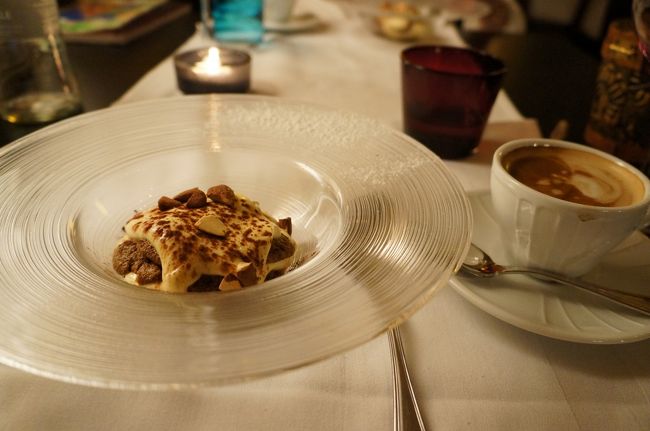 ドルチェは、ティラミス。<br />本場のティラミス、うまっ♪<br /><br />最後の夜に相応しいディナーでした！<br />大満足☆