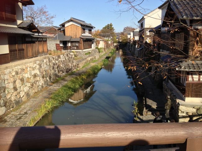 水郷めぐりができる　八幡堀<br /><br />
