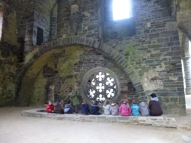 子供達が学習していました。